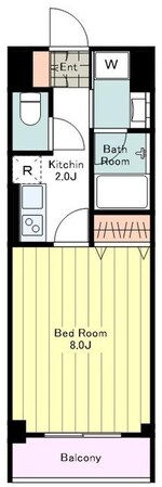 ベルヴュコート立川の物件間取画像